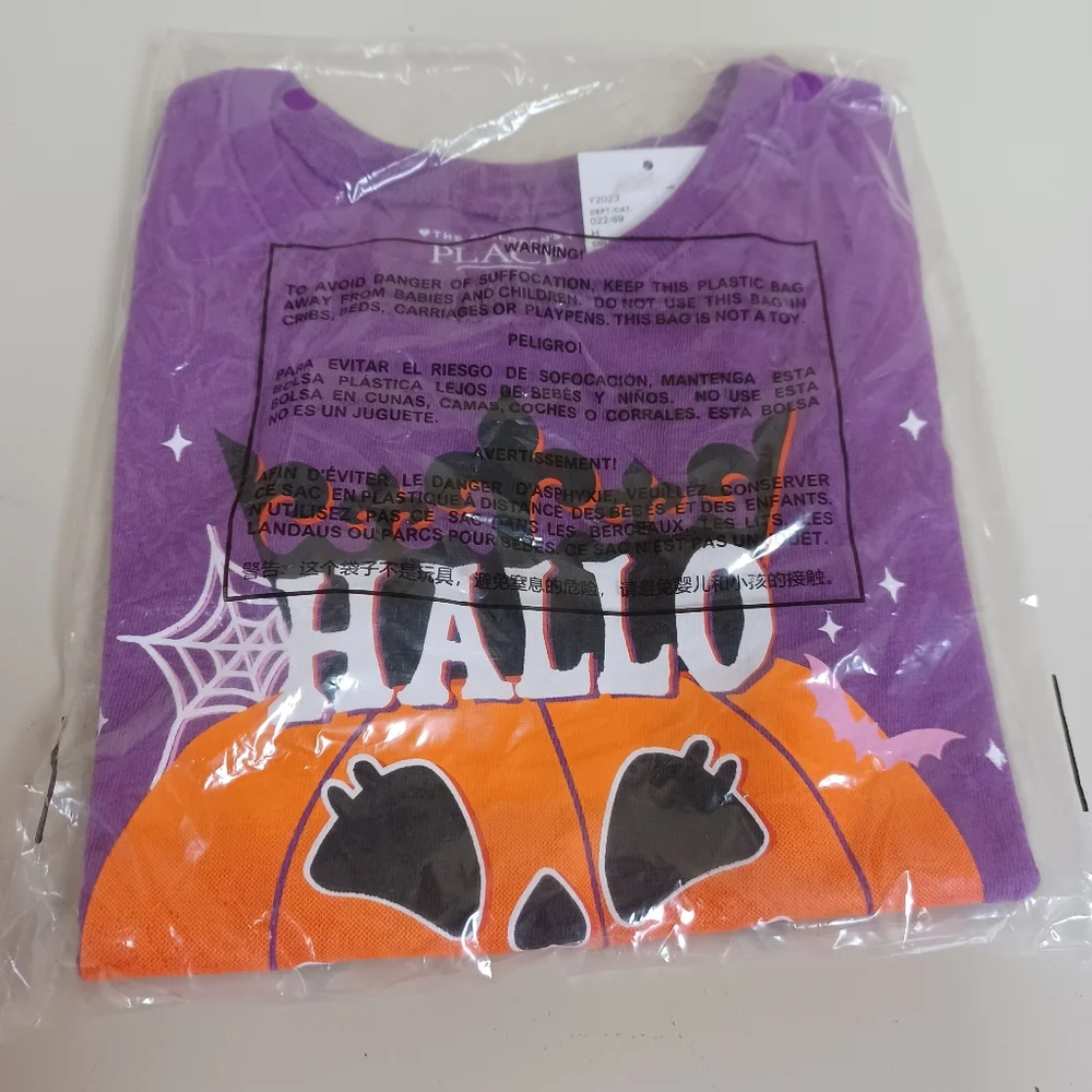 Halloween pumpkin shirt - 18-24m